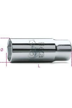 Chiave A Bussola Attacco Quadro Femmina 1/2" Per Candele 2