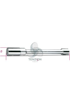 Chiave A Bussola Poligonale Lunga Attacco Quadro Femmina 1/2" Per Candele 2