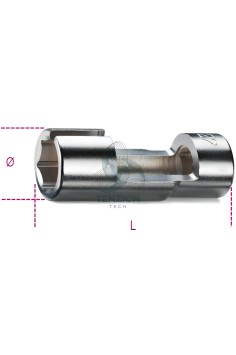 Chiave A Bussola Attacco Quadro Femmina 1/2"  Per Sonda Lambda 2