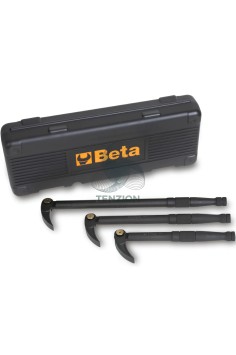 Set 3 Leve Con Testa Snodata Piatta Curva 200-300mm