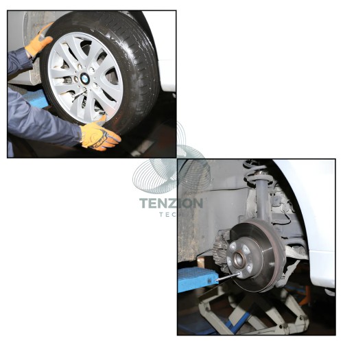 Set 7 Perni Guida Per Montaggio Ruote