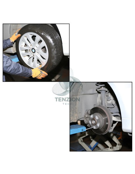 Set 7 Perni Guida Per Montaggio Ruote