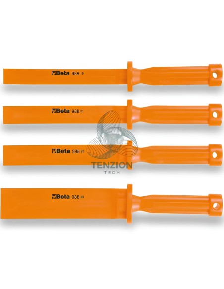 Set 4 Scalpelli In Plastica Antigraffio 19-38mm