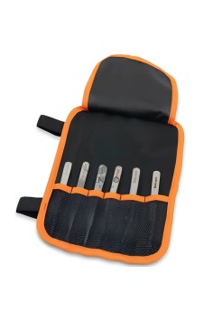 Set 6 Pinzette A Molla Antiacido Antimagnetiche