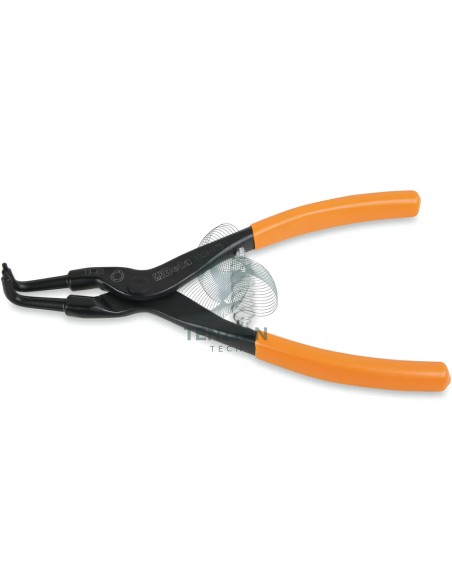 Pinza A Becchi Piegati 90° Per Anelli Elastici Alberi Manici PVC Antiscivolo