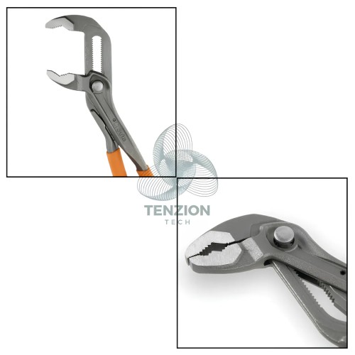 Pinza Regolabile A Pulsante Manici PVC Antiscivolo
