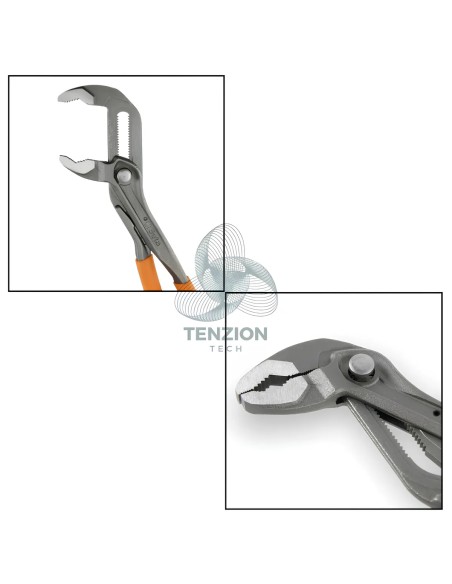 Pinza Regolabile A Pulsante Manici PVC Antiscivolo