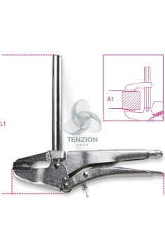 Pinza Regolabile Autobloccante Con Ganascia Parallela Mobile 2