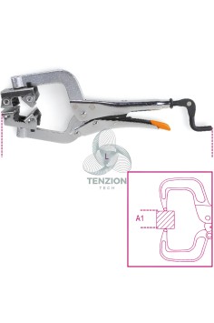 Pinza Regolabile Autobloccante Per Tubolari Ganasce Snodabili
