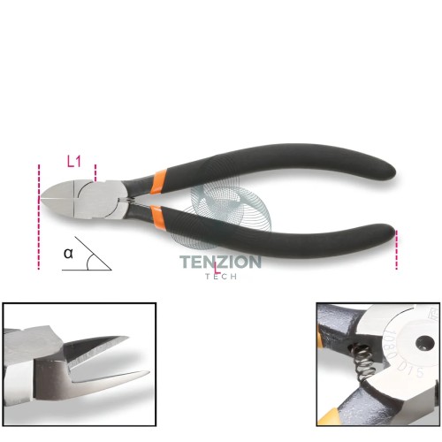Tronchese A Taglienti Diagonali Rasi Manici PVC Antiscivolo