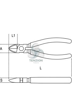 Tronchese A Taglienti Diagonali Manici PVC Antiscivolo 2