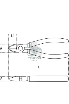 Tronchese A Taglienti Diagonali Impugnatura Bimateriale 2
