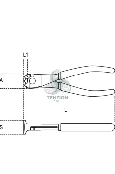 Tronchese A Grande Effetto Taglienti Frontali Manici PVC Antiscivolo 2