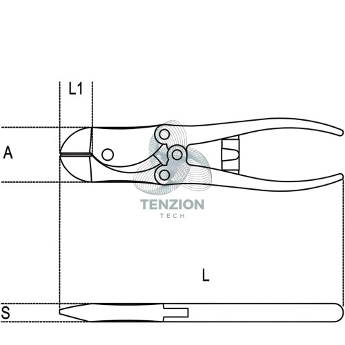 Tronchese A Doppia Leva Taglienti Diagonali Tipo Pesante