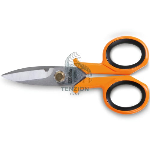 Forbice Per Elettricista Lame Dritte Microdentatura Acciaio Inox