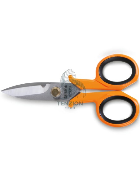 Forbice Per Elettricista Lame Dritte Microdentatura Acciaio Inox