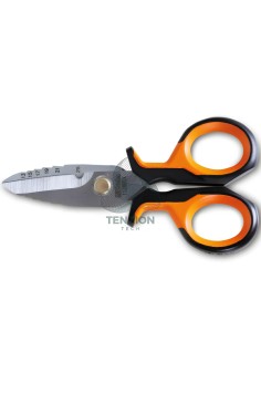 Forbice Per Elettricista Lame Dritte Svasatore Acciaio Inox