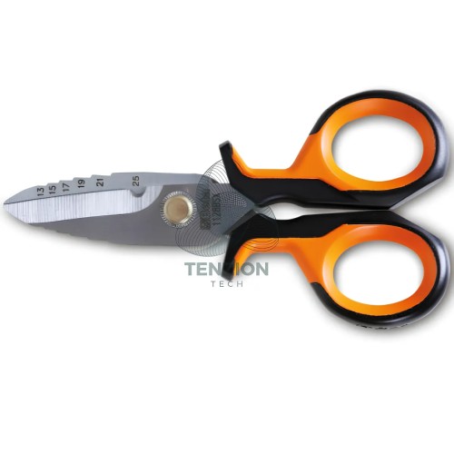 Forbice Per Elettricista Lame Dritte Svasatore Acciaio Inox
