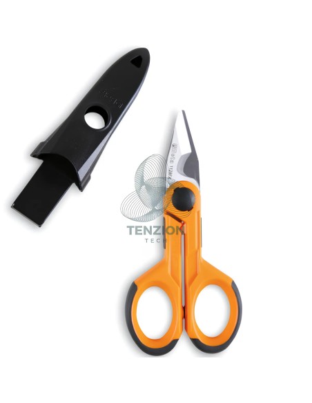 Forbice Per Elettricista Lame Dritte Tranciacavo Crimpatore Acciaio Inox