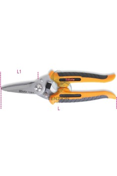Forbice Multiuso Lame Dritte Microdentatura Acciaio Inox 2