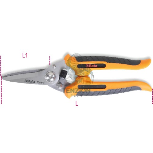 Forbice Multiuso Lame Dritte Microdentatura Acciaio Inox