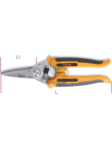 Forbice Multiuso Lame Dritte Microdentatura Acciaio Inox