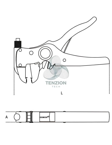 Pinza Spellafili Autoregolabile Con Dispositivo Di Taglio