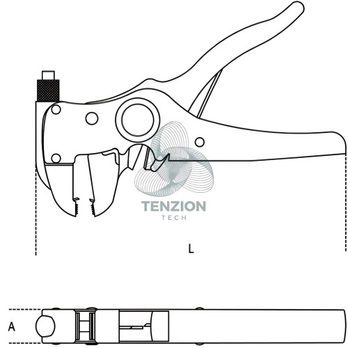Pinza Spellafili Autoregolabile Con Dispositivo Di Taglio
