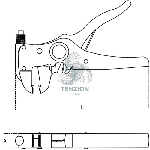 Pinza Spellafili Frontale Autoregolabile Con Dispositivo Di Taglio