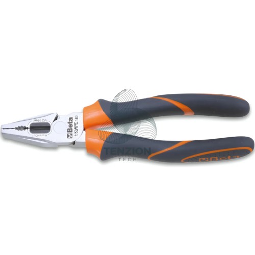 Pinza Universale Grande Effetto Con Tagliente A Inserto Impugnatura Bimateriale