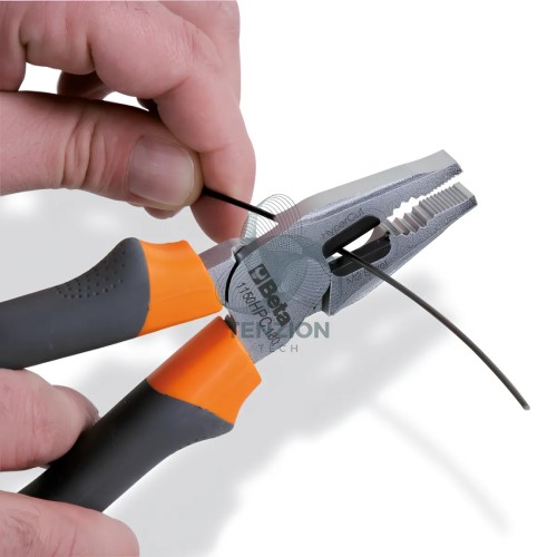 Pinza Universale Grande Effetto Con Tagliente A Inserto Impugnatura Bimateriale