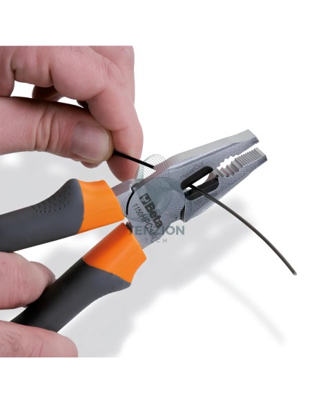 Pinza Universale Grande Effetto Con Tagliente A Inserto Impugnatura Bimateriale