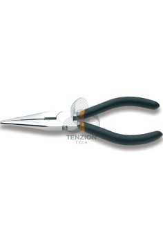 Set 3 Pinze Universale Becchi Mezzotondi Lunghi E Tronchese Cromate Manici PVC Antiscivolo 2