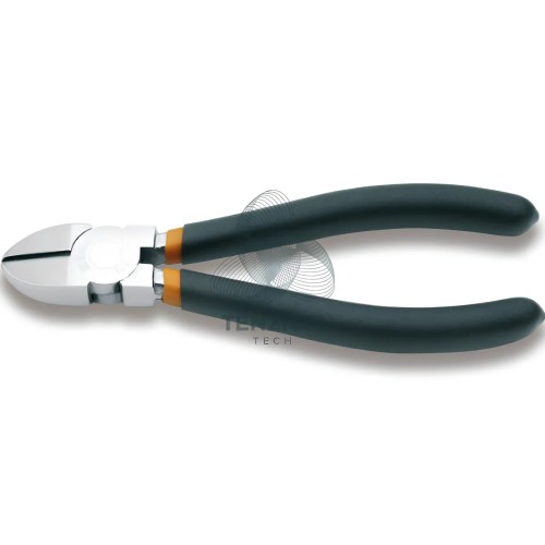 Set 3 Pinze Universale Becchi Mezzotondi Lunghi E Tronchese Cromate Manici PVC Antiscivolo