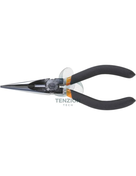 Set 3 Pinze Universale Becchi Mezzotondi Lunghi E Tronchese Manici PVC Antiscivolo