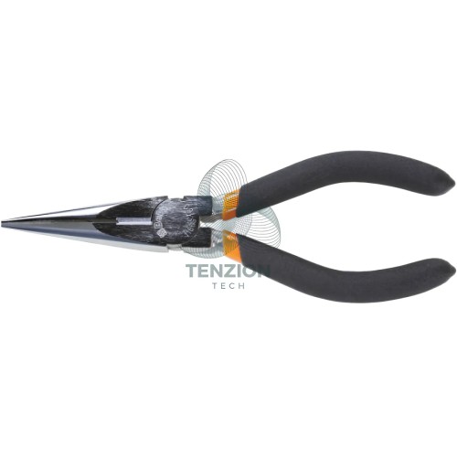 Set 3 Pinze Universale Becchi Mezzotondi Lunghi E Tronchese Cromate Impugnatura Bimateriale