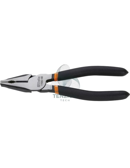 Set 3 Pinze Universale Becchi Mezzotondi Lunghi E Tronchese Cromate Impugnatura Bimateriale