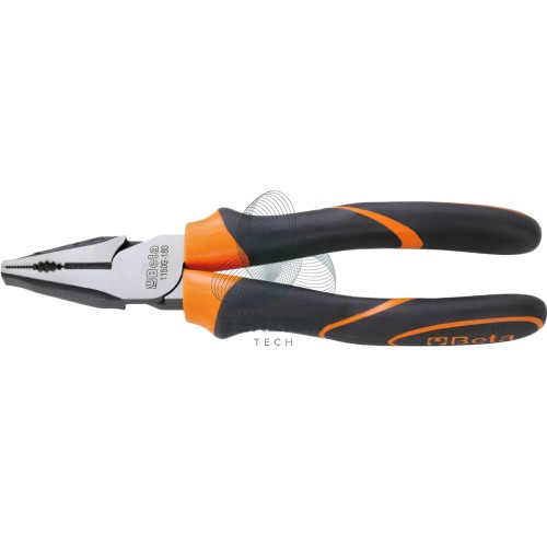 Set 3 Pinze Universale Becchi Mezzotondi Lunghi E Tronchese Impugnatura Bimateriale