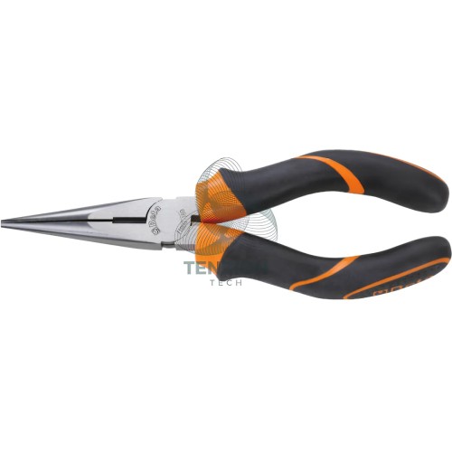 Set 3 Pinze Universale Becchi Mezzotondi Lunghi E Tronchese Impugnatura Bimateriale