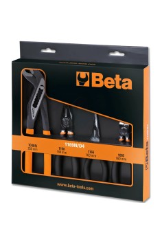 Set 4 Pinze Universale Becchi Mezzotondi Lunghi Tronchese E Pinza A Cerniera