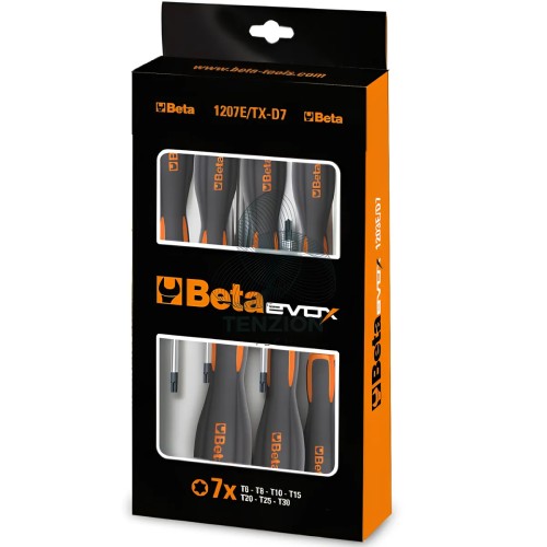 Set 7 Chiavi Maschio Torx Con Impugnatura T6-T30