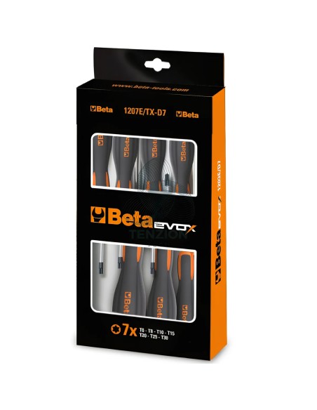 Set 7 Chiavi Maschio Torx Con Impugnatura T6-T30