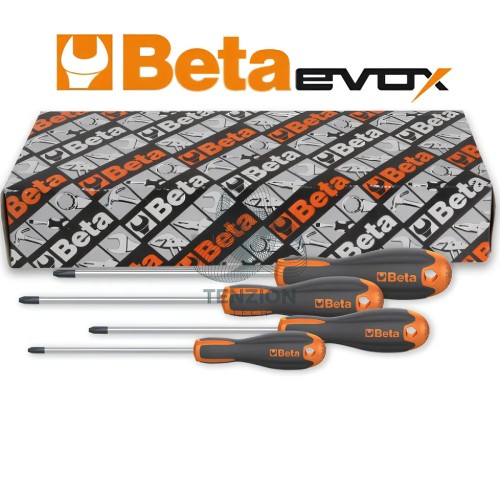 Set 4 Giraviti Per Viti Croce Pozidriv Supadriv PZ0-PZ3