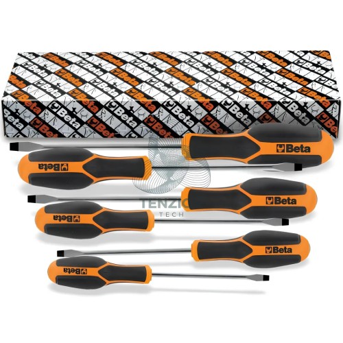 Set 6 Giraviti Per Viti Intaglio 0,4x2,5x75-1,2x8x200mm