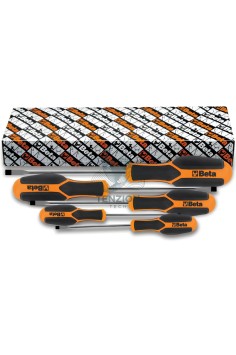 Set 5 Giraviti Per Viti Intaglio 0,4x2,5x60-1,2x6,5x150mm