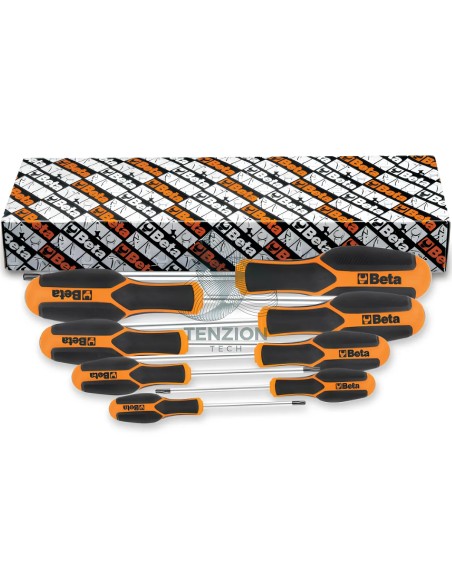 Set 8 Chiavi Maschio Torx Tamper Resistant Con Impugnatura T9-T40