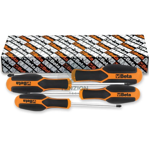 Set 4 Giraviti Per Viti Croce Pozidriv Supadriv PZ0-PZ3