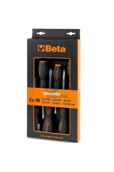 Set 6 Giraviti A Battere Per Viti Intaglio 1x5,5x100-2,5x14x250mm