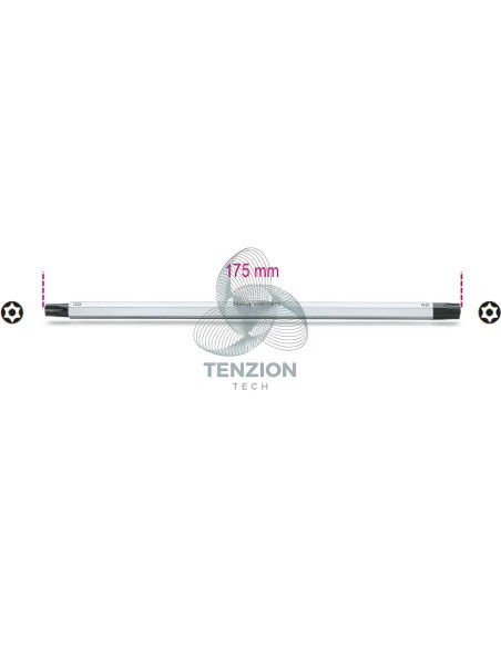 Chiave Maschio Bivalente Per Viti Torx Tamper Resistant