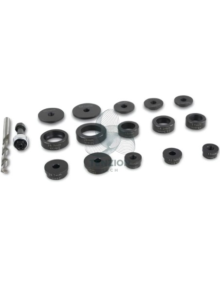 Set 10 Fustelle Per Installazione Sensori Di Parcheggio 17-32mm